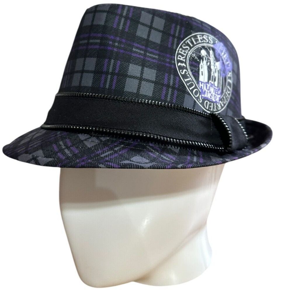 Disney‎ Parks The Haunted Mansion Restless Spirits Fedora Hat Adult NEW NWT
